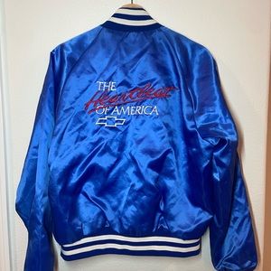 💙❤️Vintage Chevrolet The Heartbeat Bomber Jacket